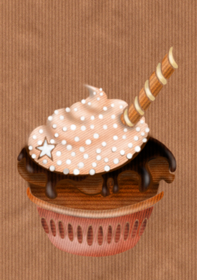 muffin cupcake illustration